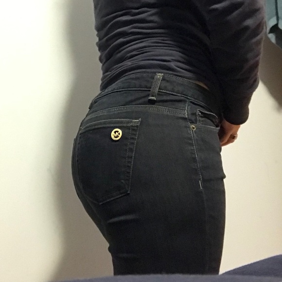 Michael Kors Bootcut Dark Wash Mid-Rise Jeans - Picture 8 of 8